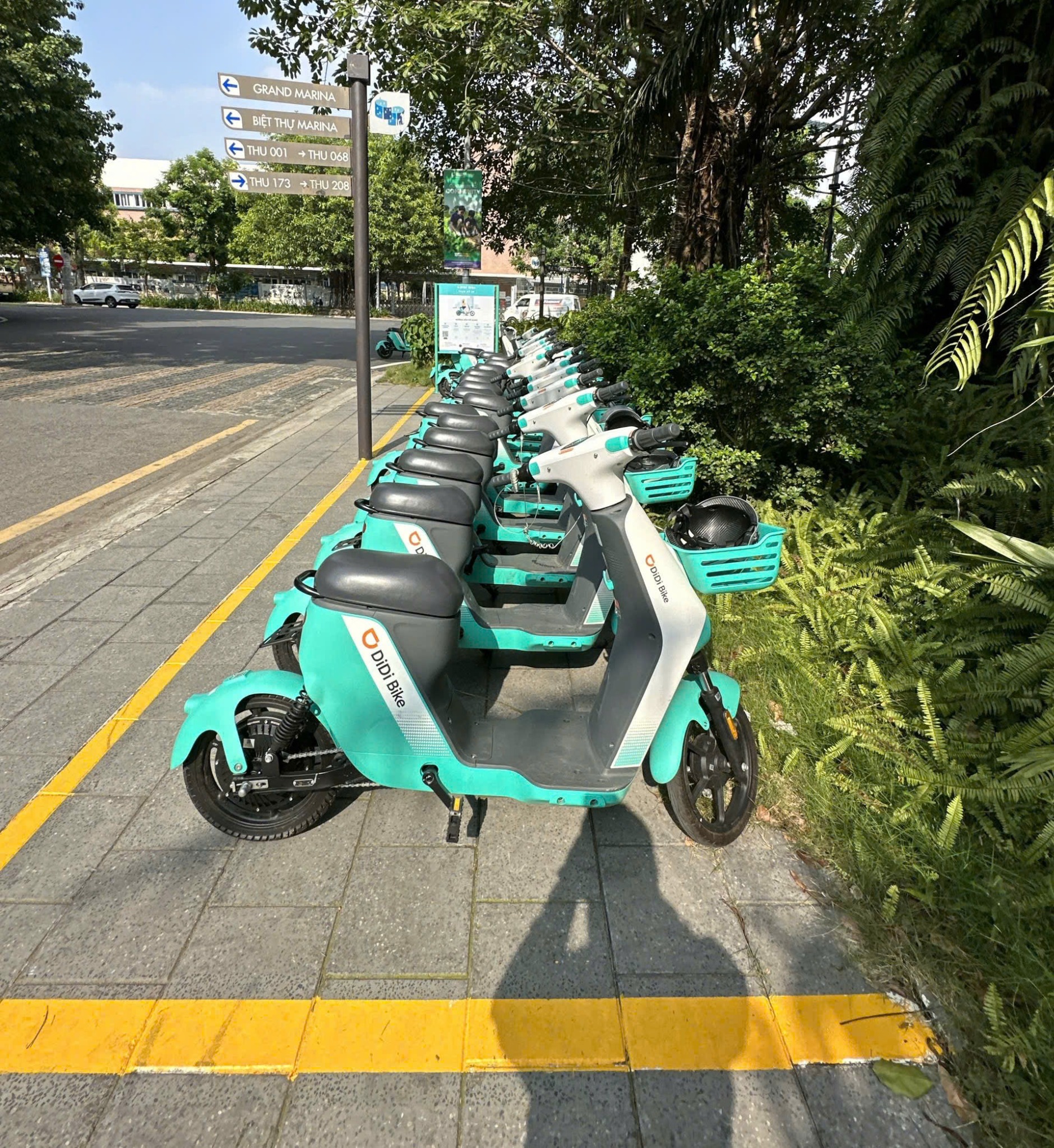 Trạm DiDi Bike tại Ecopark