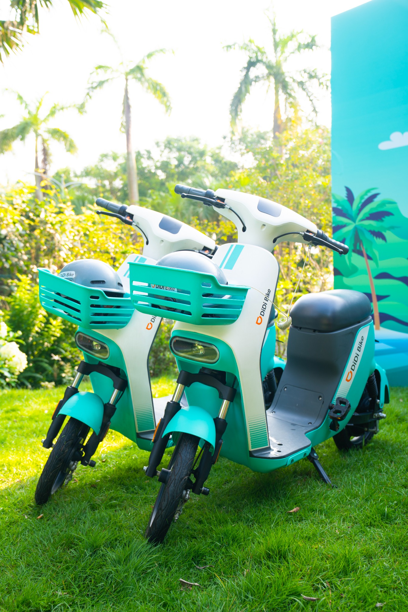 DiDi Bike trong không gian xanh Ecopark